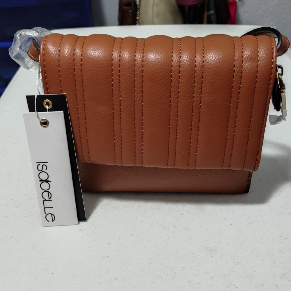 Brand New Nany Compartments Crossbody Purse